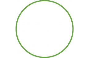 στεφάνι ρυθμικής 60cm πράσινο amila