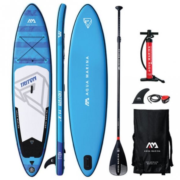 φουσκωτό sup triton aqua marina όλο το σετ