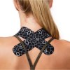 kinesiology tape theraband μαύρο λευκό 5 μέτρα χιαστή εφαρμογή
