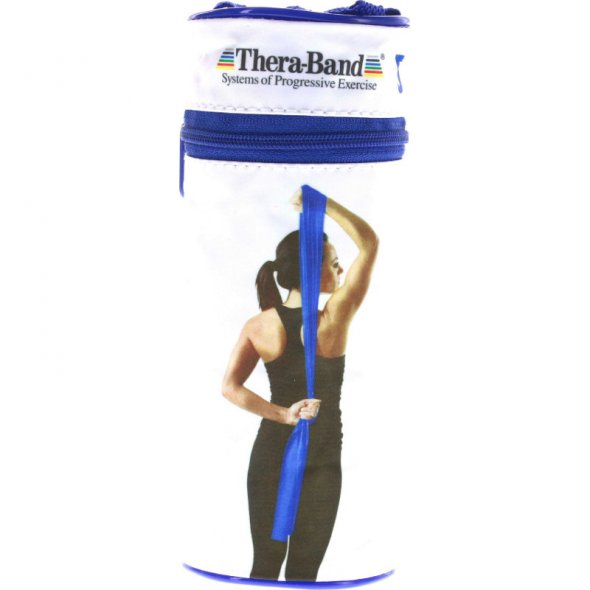 resistance band blue in zipper bag theraband one