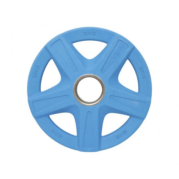 Δίσκος με Επένδυση Λάστιχου Φ50mm 5kg 84572 Amila
