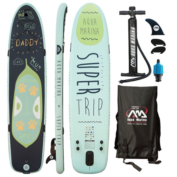Φουσκωτό sup souper trip aqua marina όλο το σετ