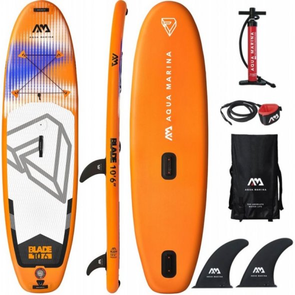 φουσκωτό sup blade windsurf aqua marina σετ