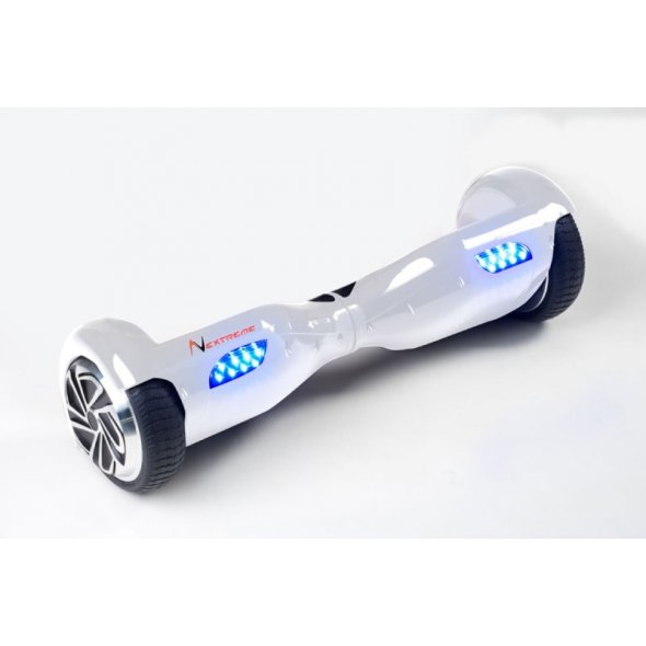 hoverboard track 6.5 λευκό nextreme φώτα led