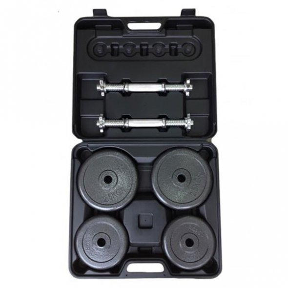 σετ αλτήρες 20 kg σε βαλιτσάκι