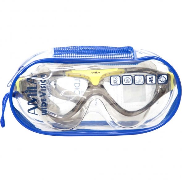 γυαλιά πισίνας κίτρινο συσκευασία