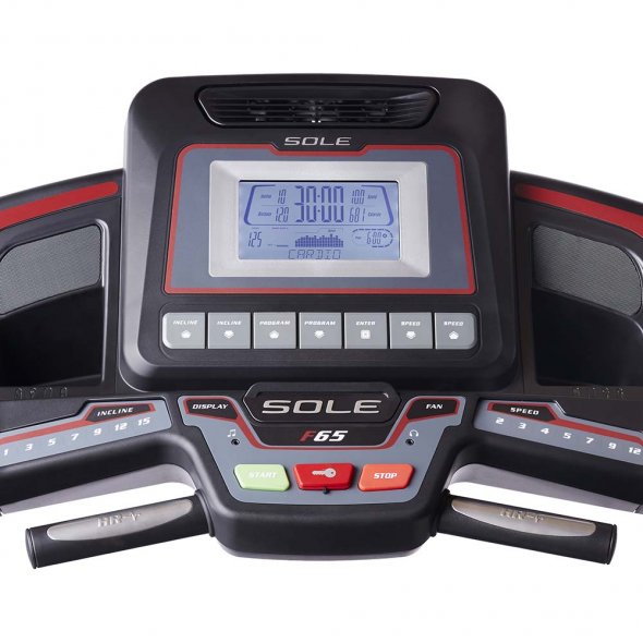 διάδρομος γυμναστικής sole f65 κονσόλα 