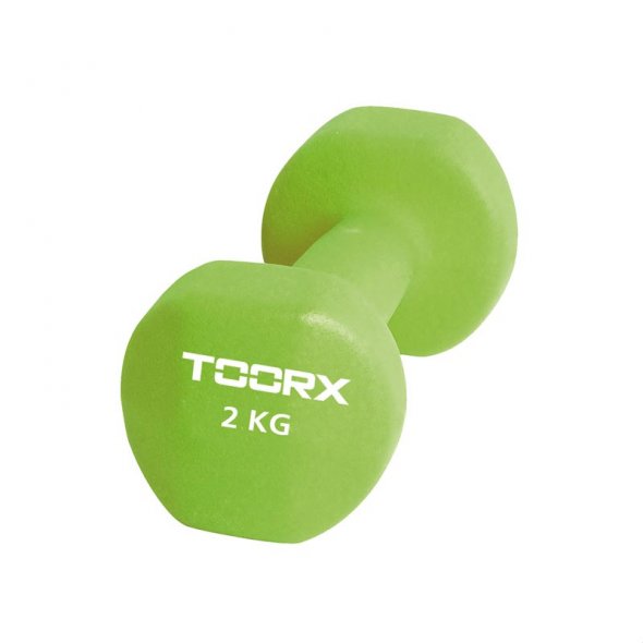 βαράκι neoprene 2kg toorx mn-2 πράσινο
