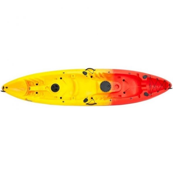 kayak captain 2 seastar yellow orange