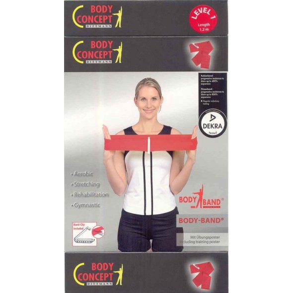 λάστιχο γυμναστικής κόκκινο μαλακό