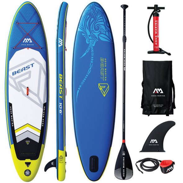 φουσκωτό sup beast aqua marina όλο το σετ