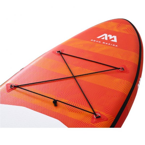 φουσκωτό sup triron aqua marina από πάνω μπροστά μέρος