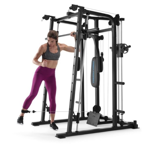 smith-rack-proform-woman-working-out