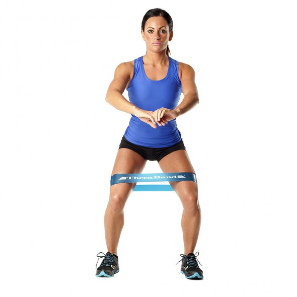 exercise with heavy loop theraband