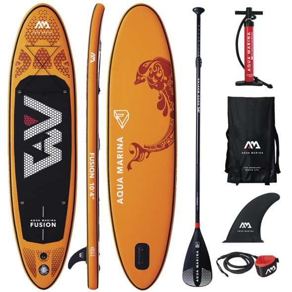 φουσκωτό sup fusion new aqua marina όλο το σετ