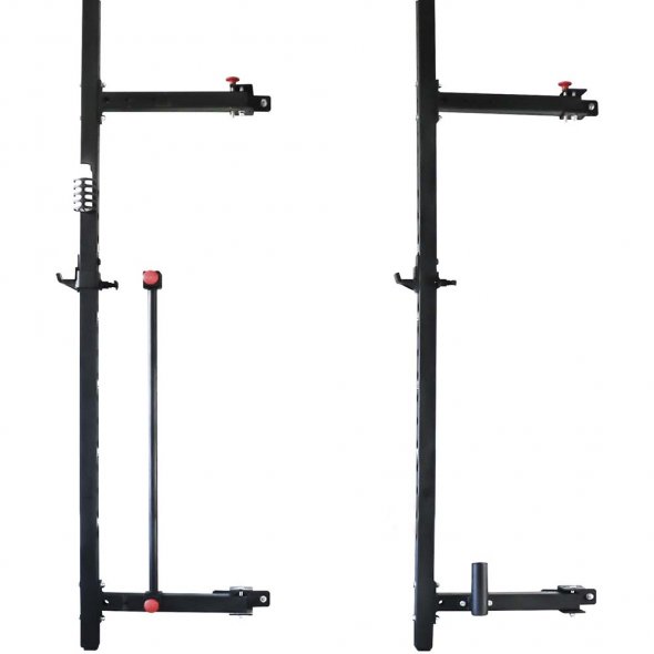 wall mountable foldable squat rack άρση βαρών το rack