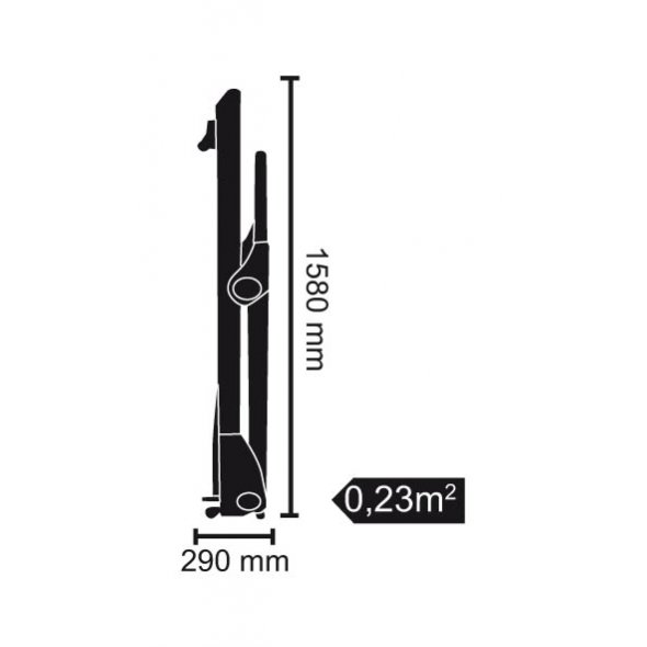 διάδρομος πτυσσόμενος toorx slim line trx smart compact