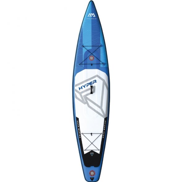 φουσκωτό sup hyper aqua marina από πάνω