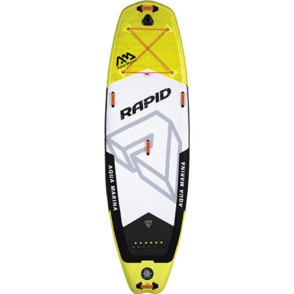 φουσκωτό sup rapid aqua marina από πάνω