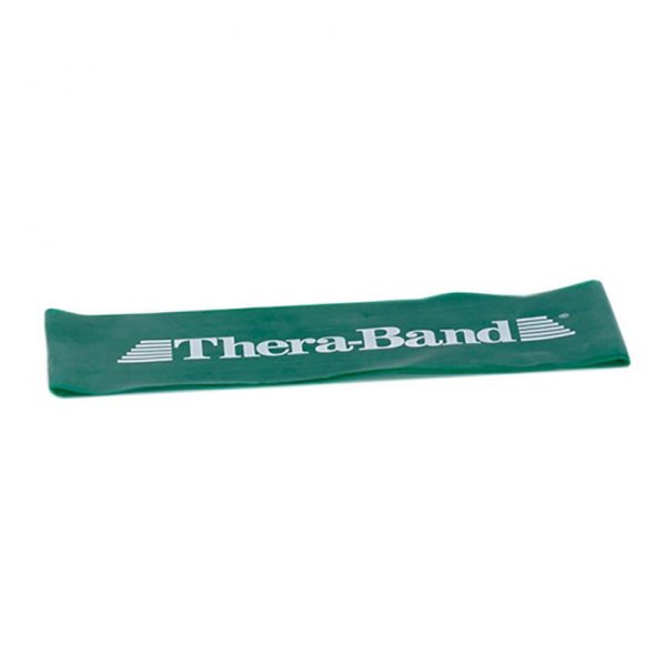 theraband lop band green heavy 20.5cm