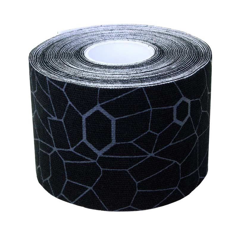 Kinesiologie Tape 5m x 5cm Μαύρο/Γκρι THERABAND Kinissis.eu