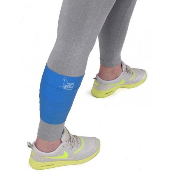 μπλε ελαστικός επίδεσμος floss band dittmann