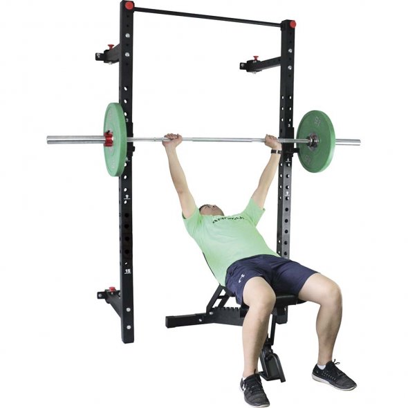 wall mountable foldable squat rack βάρη