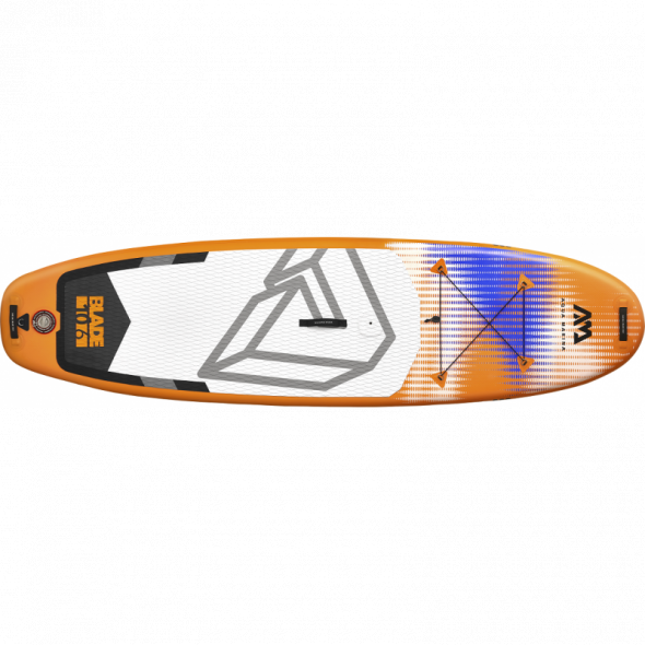 φουσκωτό sup blade windsurf aqua marina από πάνω