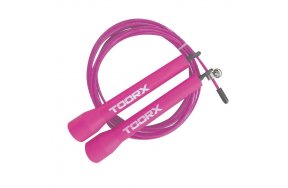 Σχοινάκι Crossfit ΦΟΥΞΙΑ με συρματόσχοινο AHF-104 TOORX