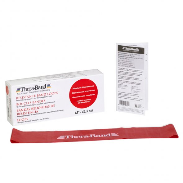 box theraband red medium 45.5 cm