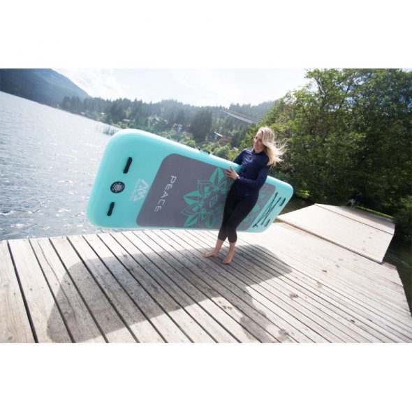 φουσκωτό sup peace 9’9” yoga isup 300cm aqua marina μεταφορά