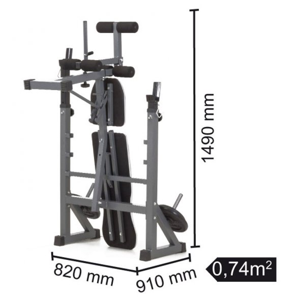 πάγκος γυμναστικής wbx 60 toorx